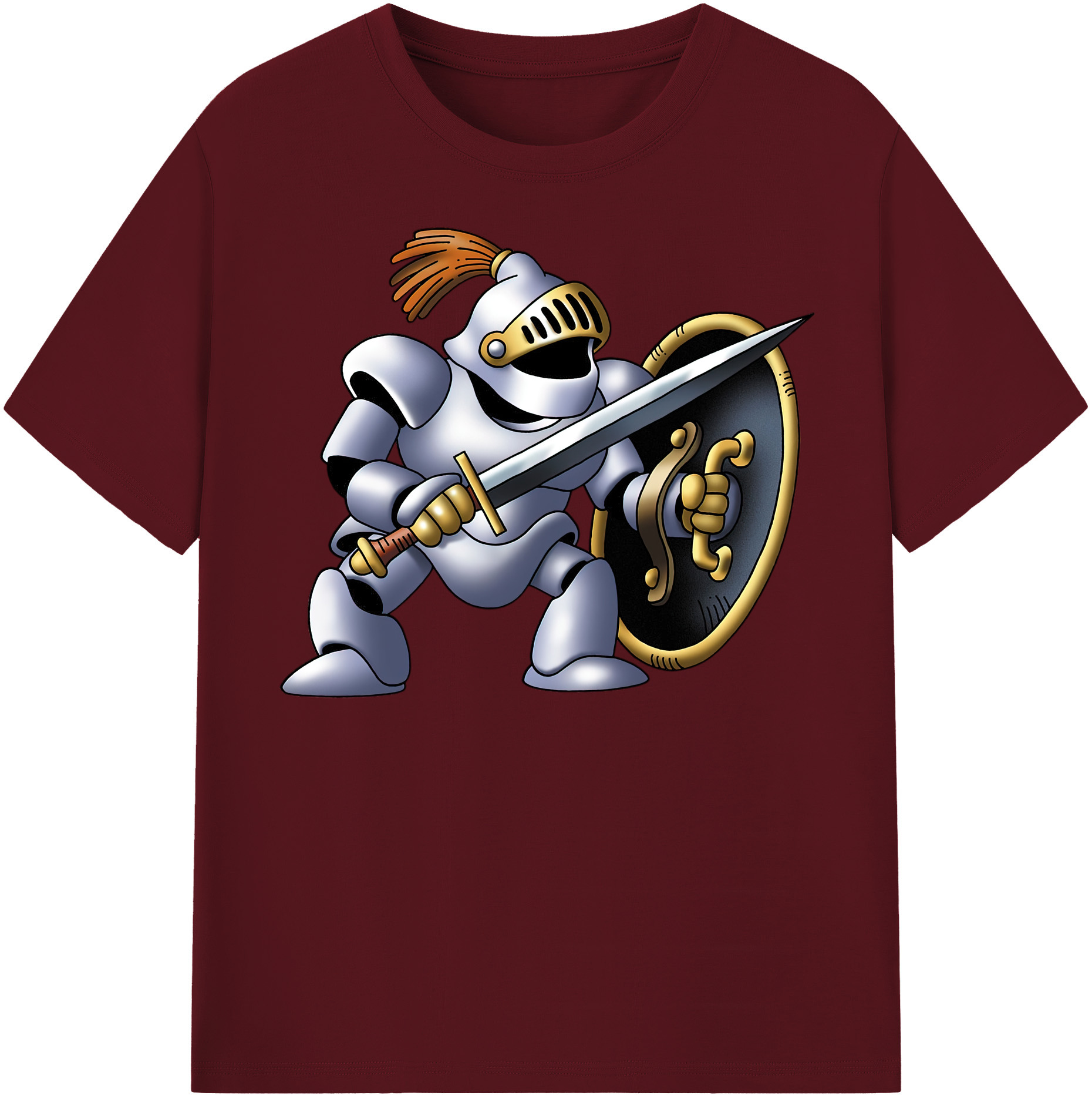 （画像用） ドラゴンクエスト Doragon Kuesuto Dragon Quest 綿100％半袖Tシャツ（フロントプリント）